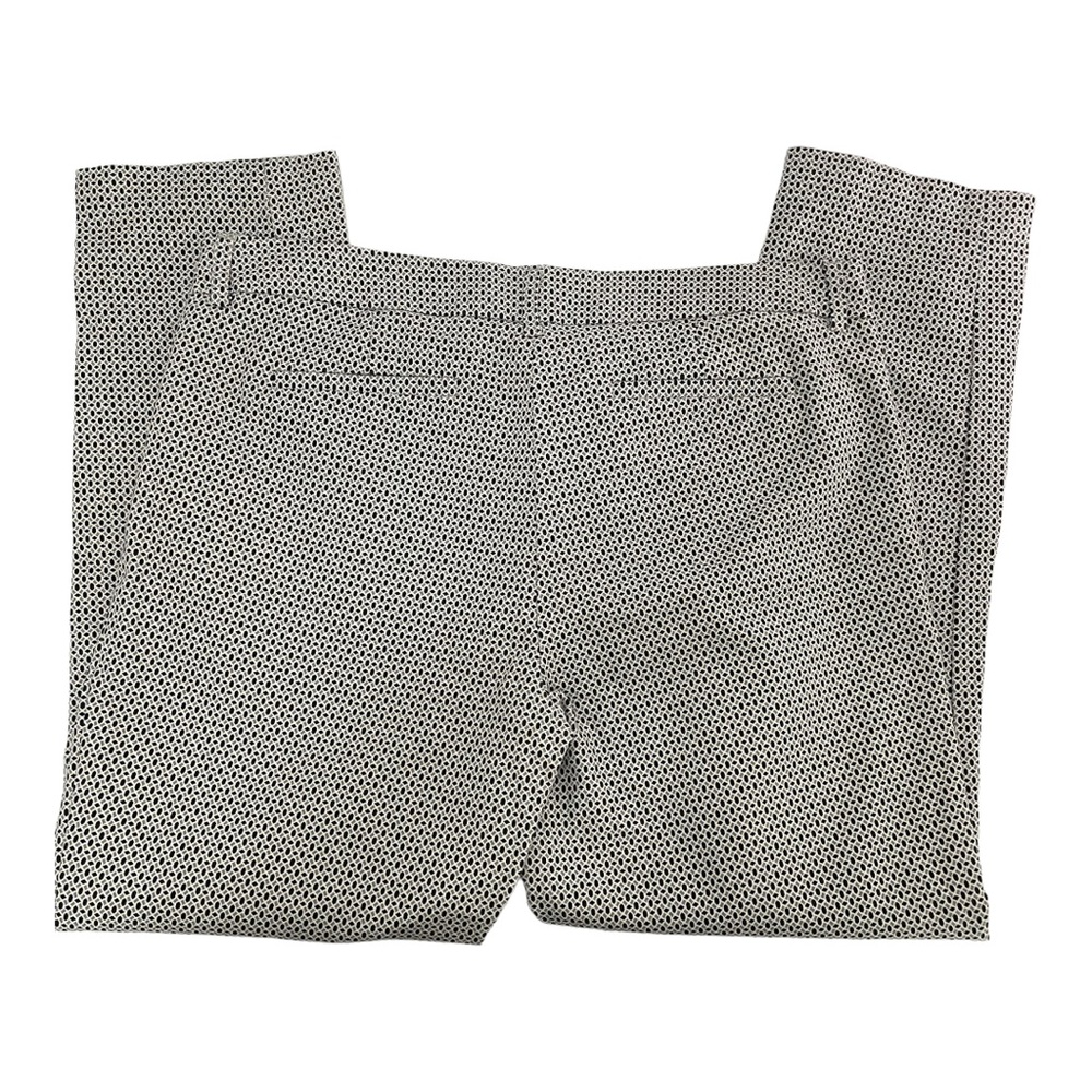 Willi Smith Navy‎ Tan Patterned Pants Size 12 Office Siren Corpcore - Picture 2 of 13